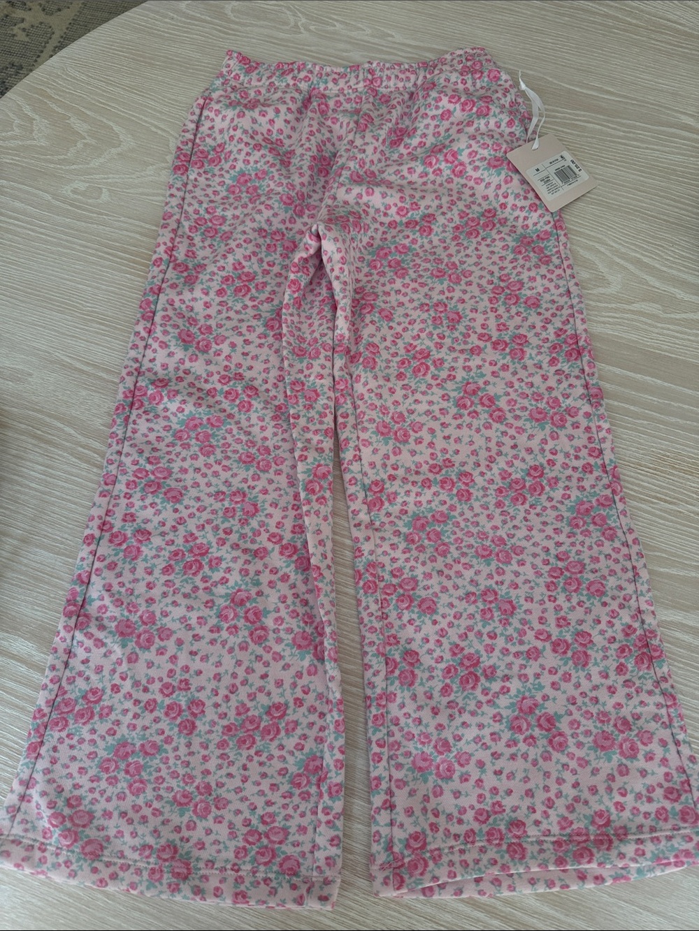Love shack fancy- Girls Pink Floral Wide-Leg Pants with Elastic Waist - target 🎯